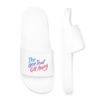 The One That Got Away Gradient - Men’s Pool Sliders - white - Front