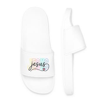 Jésus - Claquettes Homme - blanc - Devant