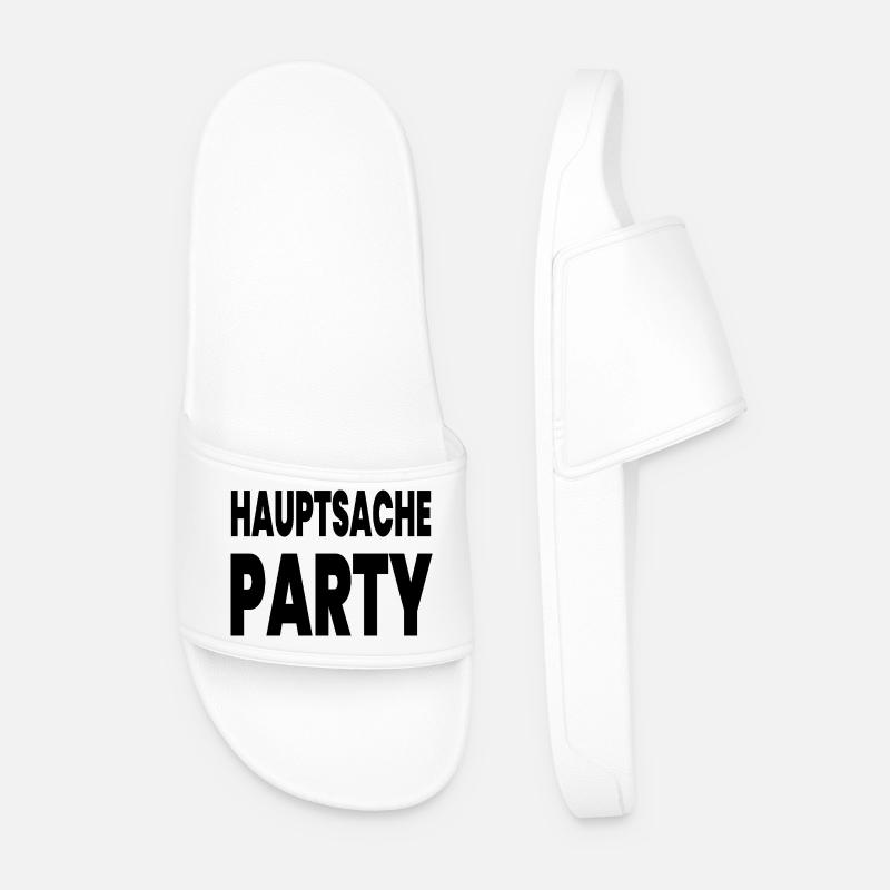 Party - Männer Badelatschen - Weiß