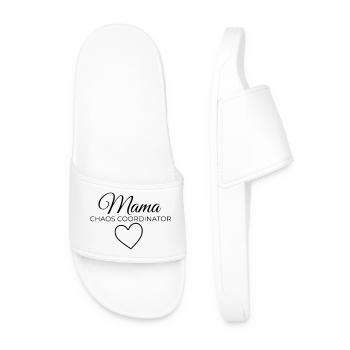 Mama Chaos Coordinator - Men’s Pool Sliders - white - Front