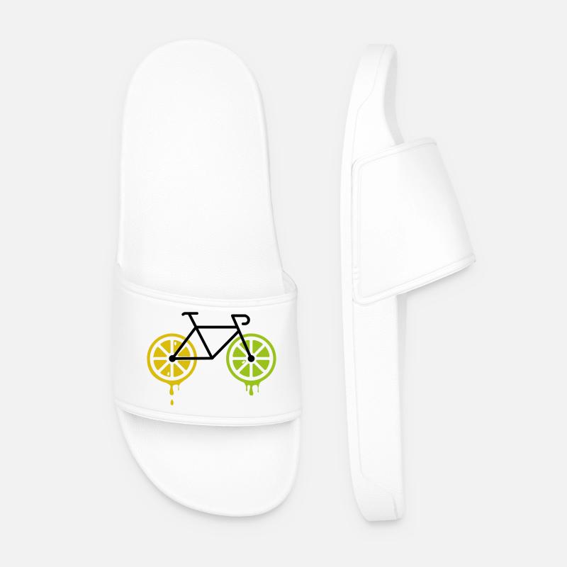 bike lemon - Männer Badelatschen - Weiß