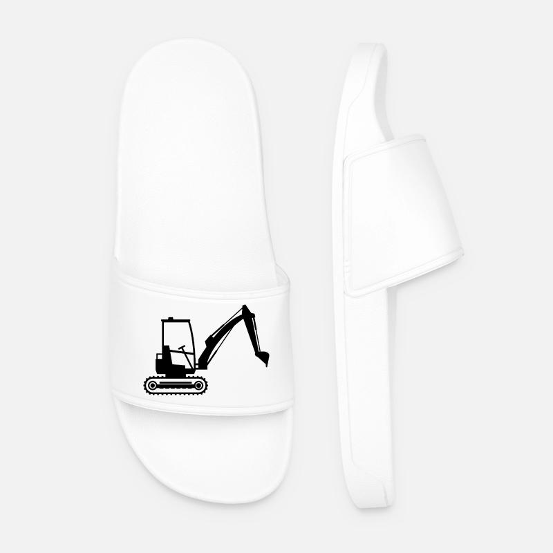 Excavator - Men’s Pool Sliders - white