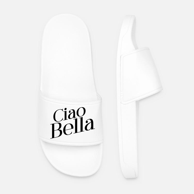 Ciao Bella - Männer Badelatschen - Weiß