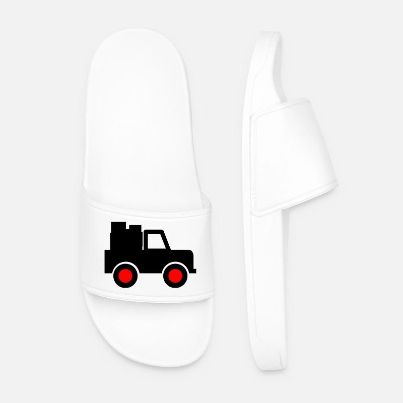 Car - Men’s Pool Sliders - white