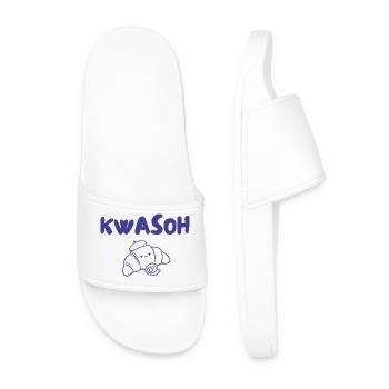 Croissant Kvasoh Illustration - Claquettes Homme - blanc - Devant