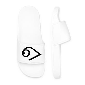 six seven - Men’s Pool Sliders - white - Front