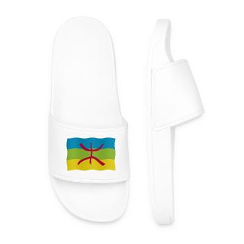 Amazigh flag - Men’s Pool Sliders - white - Front