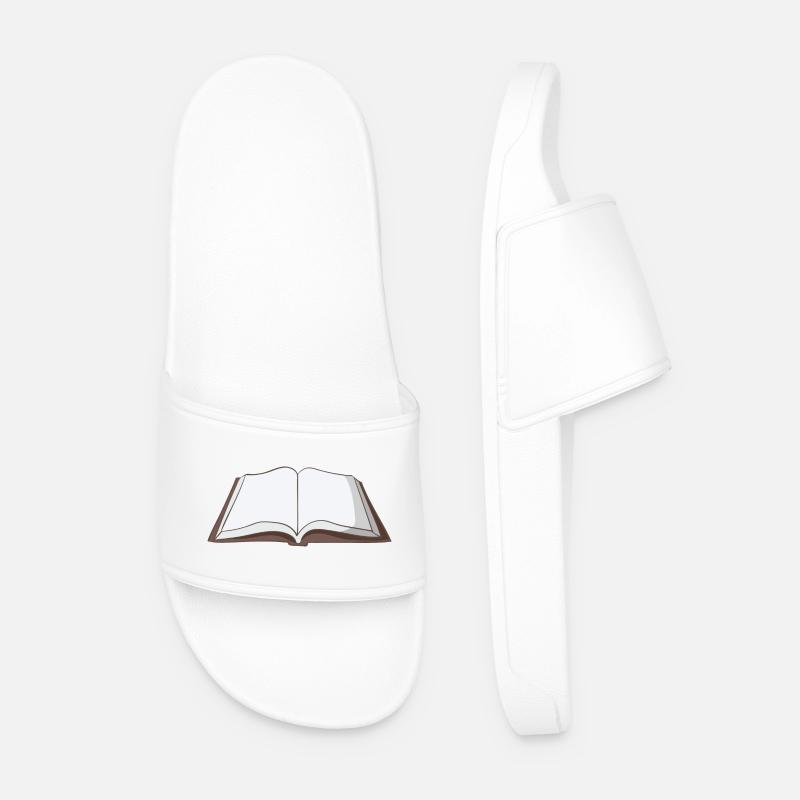 book - Men’s Pool Sliders - white