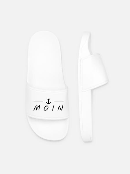 Moin - Männer Badelatschen - Weiß