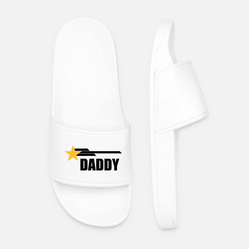 Daddy - Men’s Pool Sliders - white