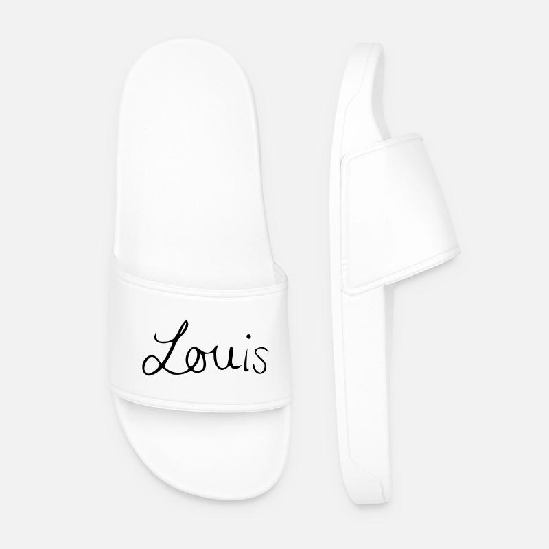 Louis - Männer Badelatschen - Weiß