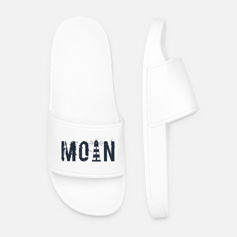 Moin - Lighthouse - Men’s Pool Sliders - white