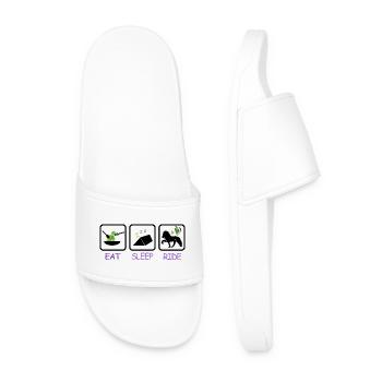 Iceland Competition Shirts Vegetarian Tent Ride - Men’s Pool Sliders - white - Front