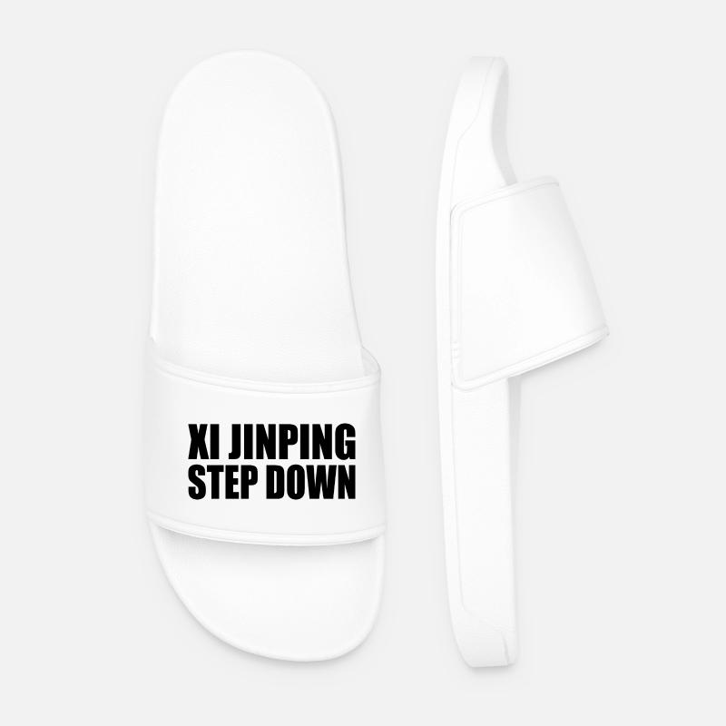 Xi jinping step down - Männer Badelatschen - Weiß