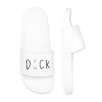 DUCK - Männer Badelatschen - Weiß - Vorne