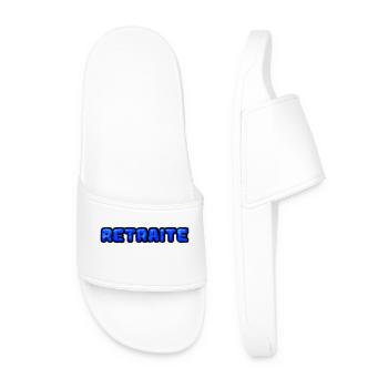 RETRAITE. RETRAITE. RETRAITEE. RETRAITE - Claquettes Homme - blanc - Devant
