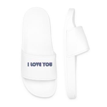 PAPA. FÊTE DES PÈRES. BONNE FÊTE PAPA. BONNE FÊTE - Claquettes Homme - blanc - Devant