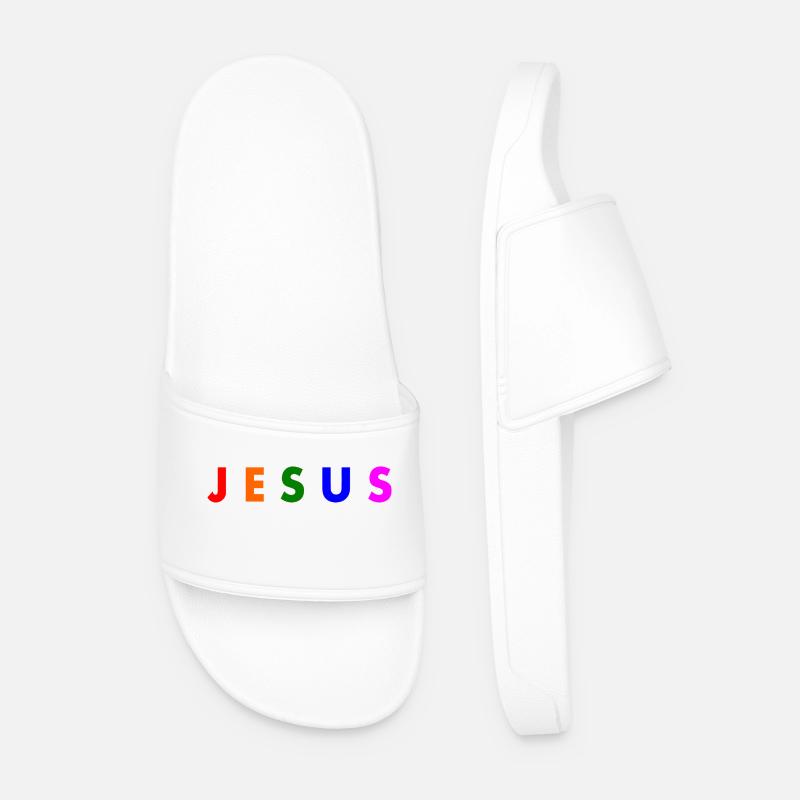 Jesus - Claquettes Homme - blanc