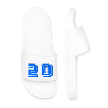 20. 20 YEARS. 20th ANNIVERSARY. 20TH ANNIVERSARY. - Men’s Pool Sliders - white - Front