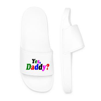 Yes dadddy - Men’s Pool Sliders - white - Front