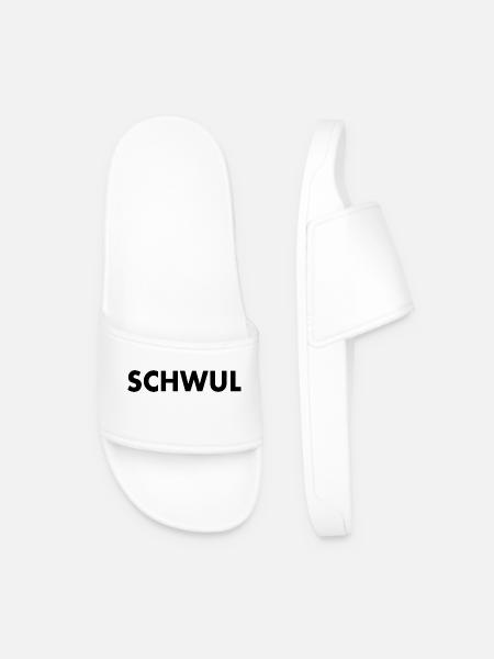 Schwul - Männer Badelatschen - Weiß