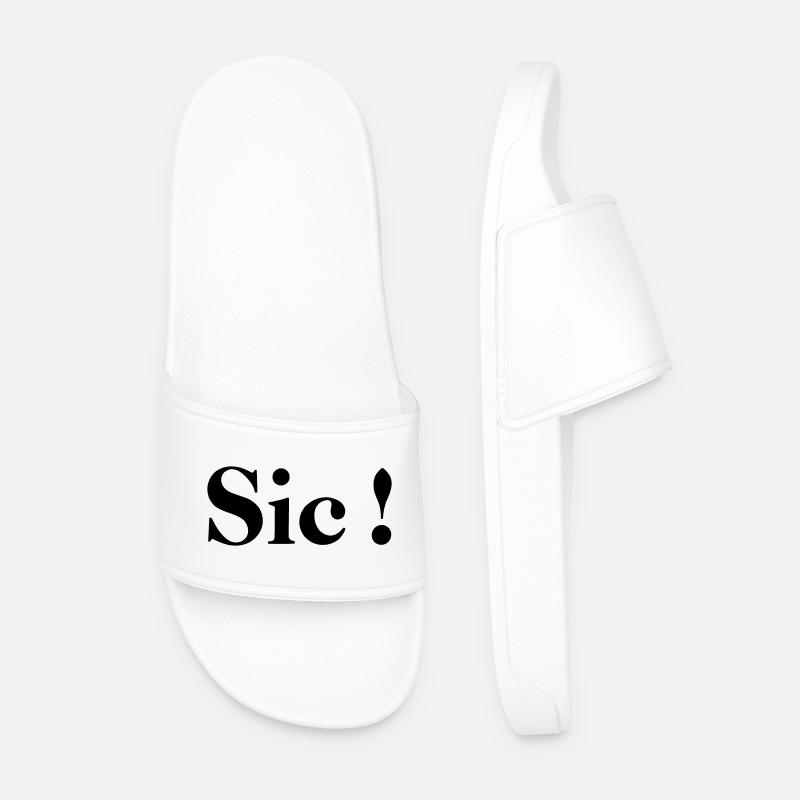 Sic! - Männer Badelatschen - Weiß