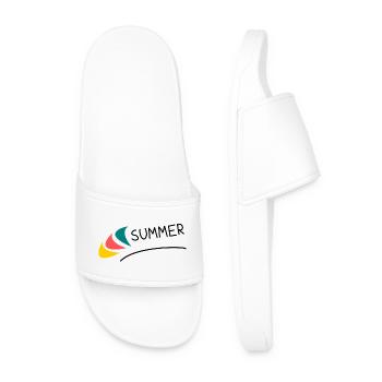 VACANCES. BONNES VACANCES. MAÎTRESSE. MAÎTRE. PROF - Claquettes Homme - blanc - Devant