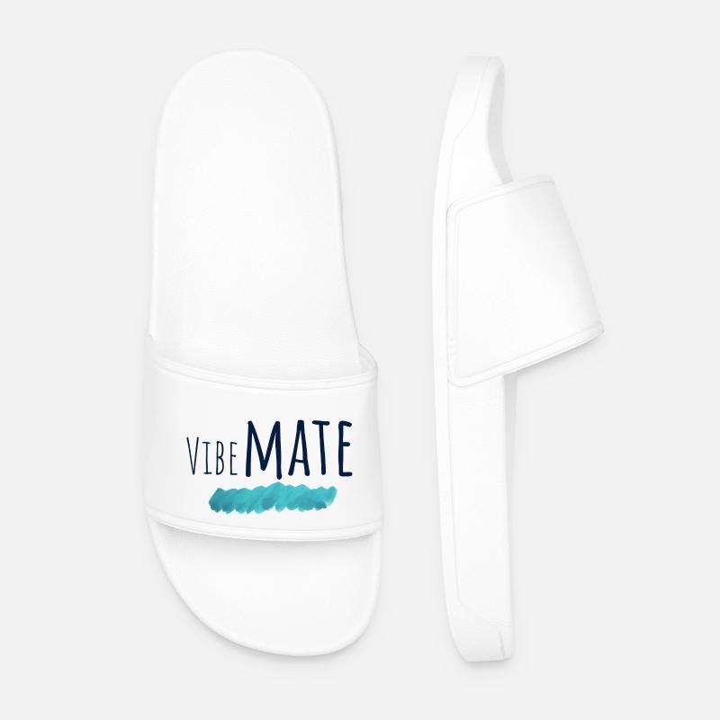 VibeMate - Männer Badelatschen - Weiß