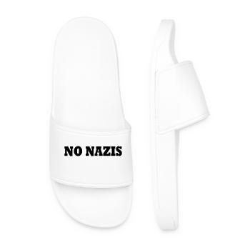 Pas de nazis - Claquettes Homme - blanc - Devant
