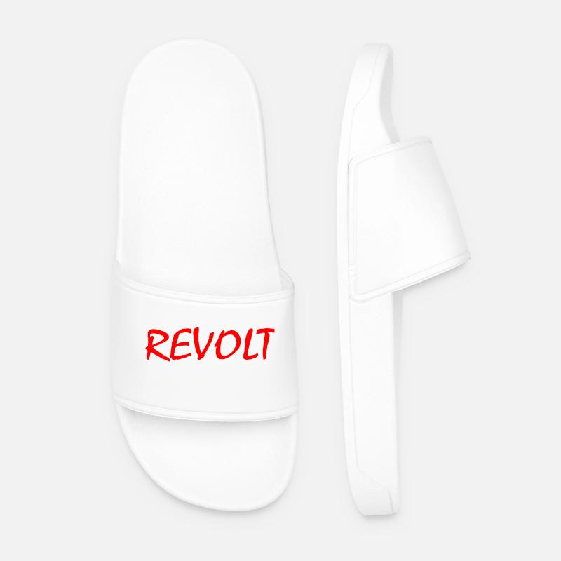 Revolt - Männer Badelatschen - Weiß