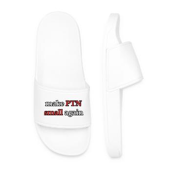 Make PTN small again - Men’s Pool Sliders - white - Front