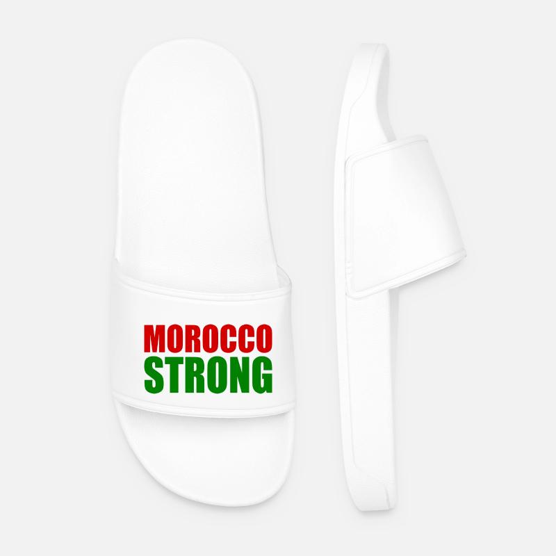 Morocco strong - Männer Badelatschen - Weiß