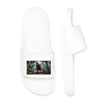 PRIMAL OURS - Claquettes Homme - blanc - Devant