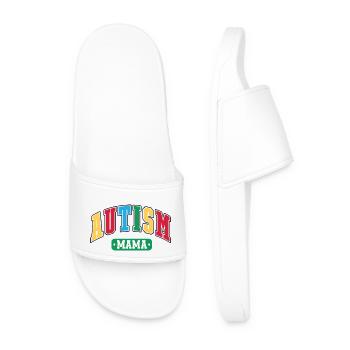 Maman autiste autiste - Claquettes Homme - blanc - Devant