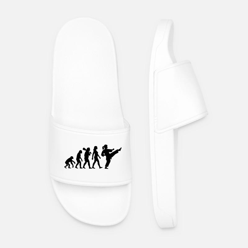 Karaté Évolution - Claquettes Homme - blanc