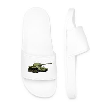 T-34 - Men’s Pool Sliders - white - Front