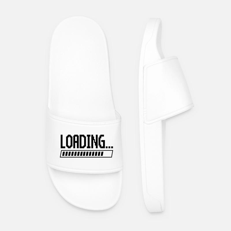 Loading - Männer Badelatschen - Weiß