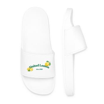 United Lemon - Men’s Pool Sliders - white - Front