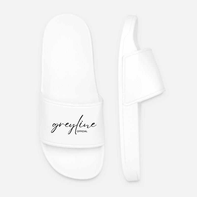 Greyline Official - Männer Badelatschen - Weiß