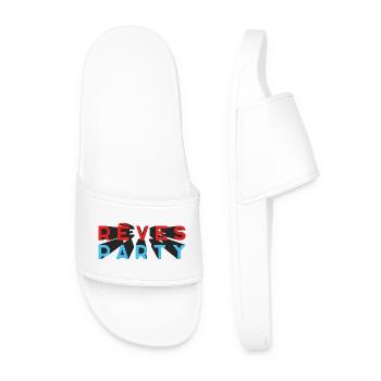 RÊVE PARTY #2 - let's talk - Claquettes Homme - blanc - Devant