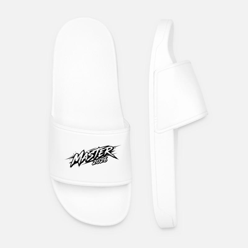 Master 2026 - Männer Badelatschen - Weiß