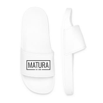 Matura Est 2026 - Männer Badelatschen - Weiß - Vorne
