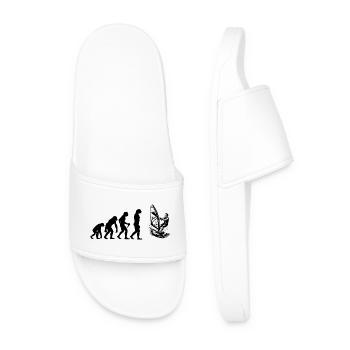 Statement for all windsurfers - Men’s Pool Sliders - white - Front