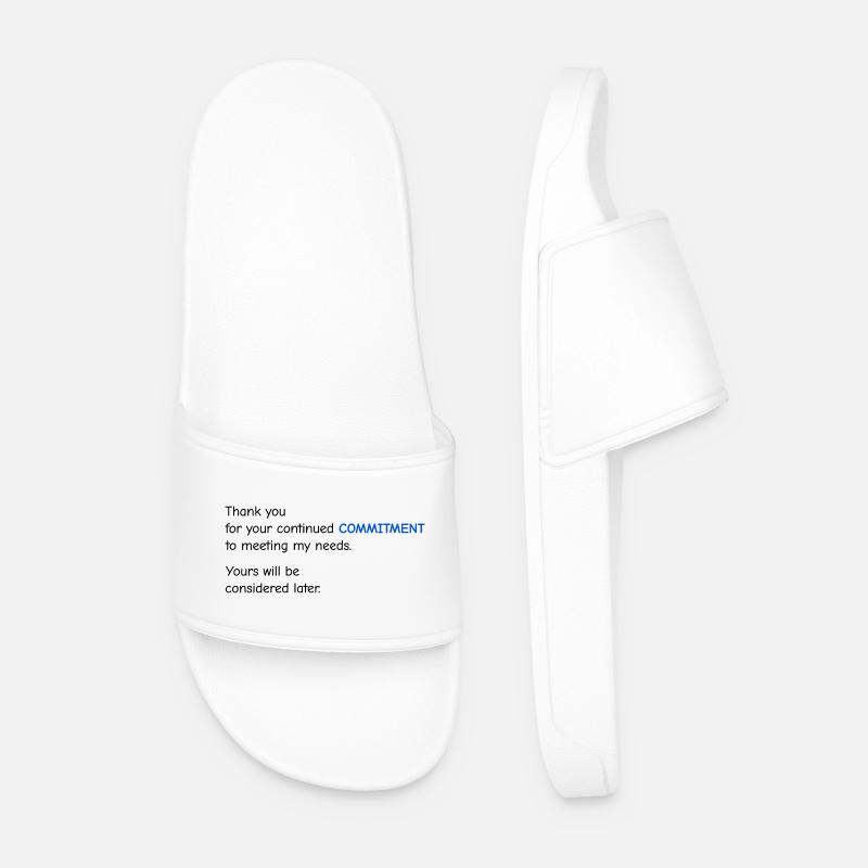 Baby Performance Review - Commitment - Men’s Pool Sliders - white