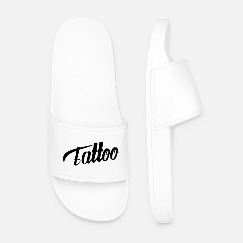 Tattoo - Männer Badelatschen - Weiß