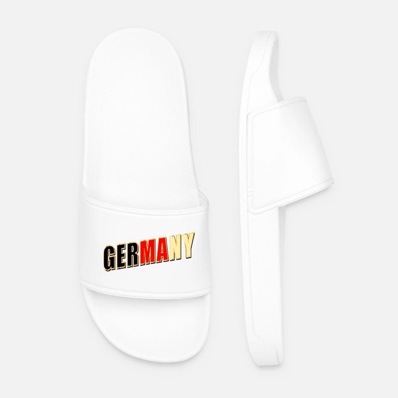 Germany - Men’s Pool Sliders - white