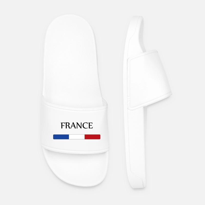france - Badtofflor herr - vit