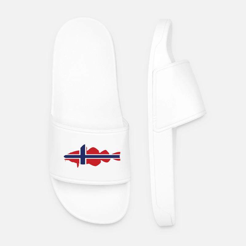 Cod Norway - Men’s Pool Sliders - white