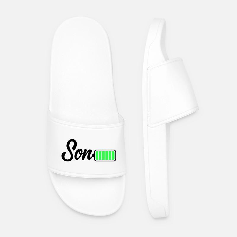 Son Batterie - Männer Badelatschen - Weiß