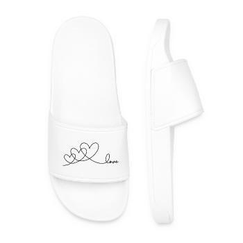 Amour - Claquettes Homme - blanc - Devant